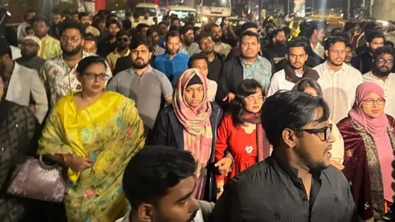 রাজধানীতে এনসিপির বিক্ষোভ