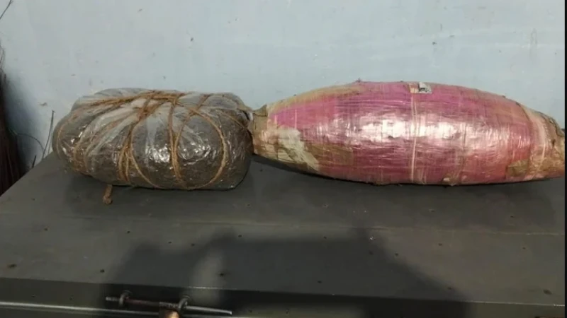 রাজারহাটে আলুর বস্তা থেকে ৯ কেজি গাঁজা উদ্ধার