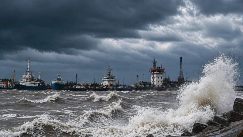 উত্তাল সাগর, ৪ সমুদ্রবন্দরে সতর্ক সংকেত