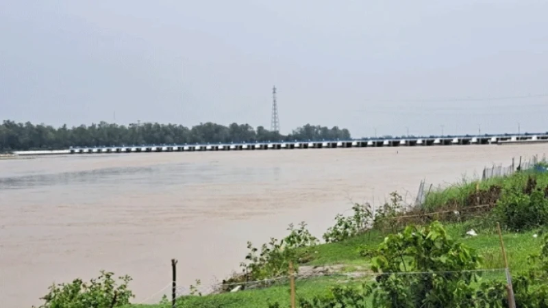 ভারতের পাহাড়ি ঢলে ফের বাড়ছে তিস্তার পানি