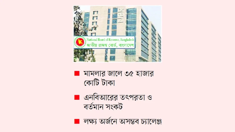 রাজস্ব আদায়ে নজিরবিহীন ধীরগতি