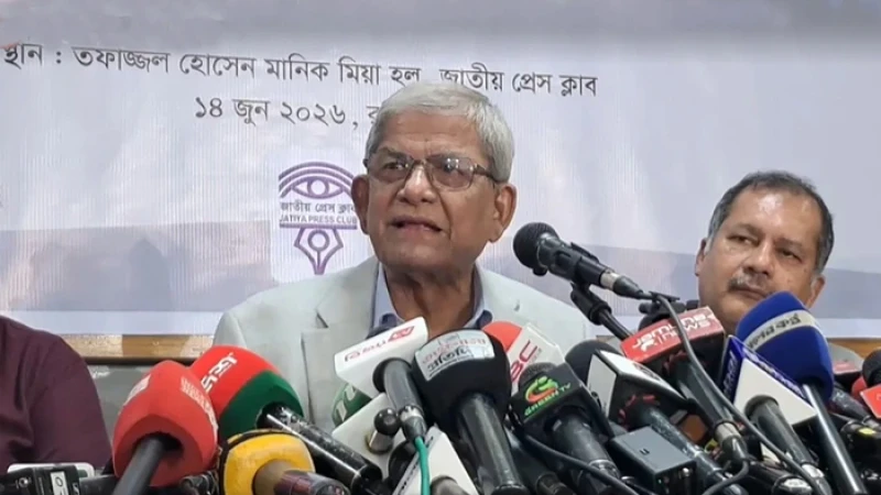 মিডিয়া এখন বিজনেস হাউজের প্রতিনিধি হয়ে গেছে : মির্জা ফখরুল