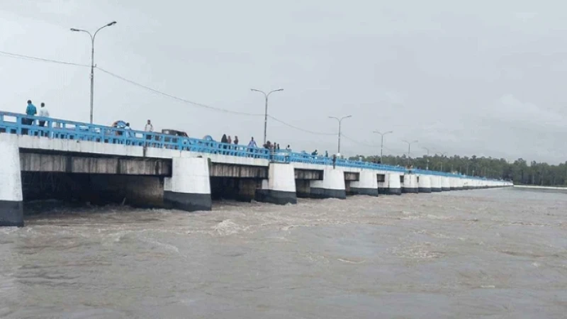 পাহাড়ি ঢলে ফুঁসে উঠছে তিস্তা, প্লাবিত হতে পারে নিম্নাঞ্চল
