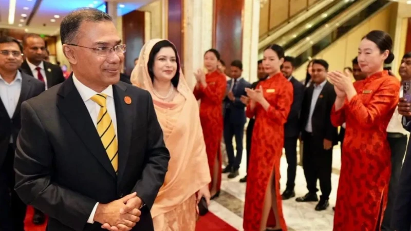 বেইজিং পৌঁছেছেন প্রধানমন্ত্রী তারেক রহমান