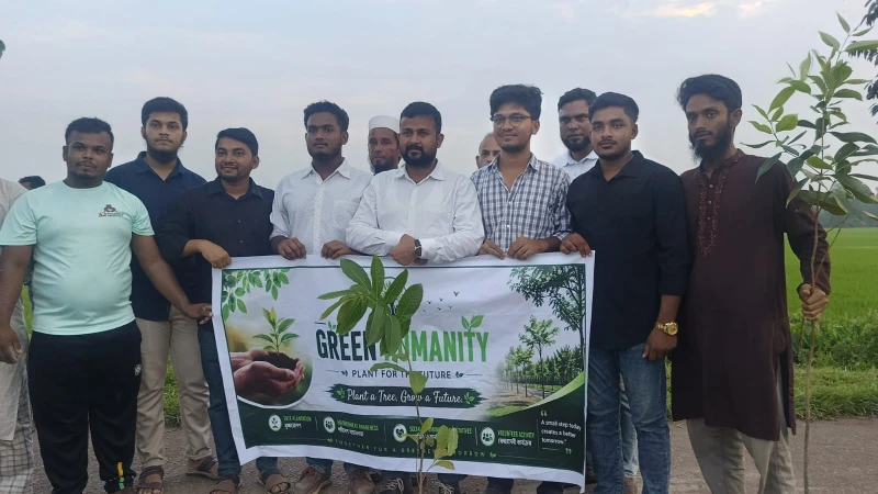 মাধবপুরে Green Humanity-এর বৃক্ষরোপণ কর্মসূচির উদ্বোধন