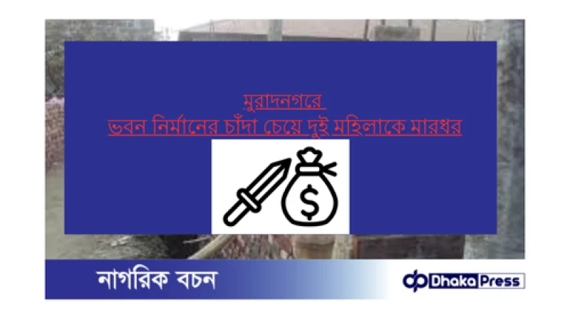 মুরাদনগরে ভবন নির্মানের চাঁদা চেয়ে দুই মহিলাকে মারধর