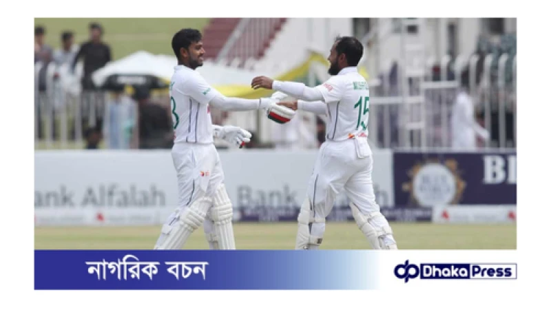 পাকিস্তানের বিপক্ষে বাংলাদেশের তৃতীয় সর্বোচ্চ সংগ্রহ ৫৬৫, প্রথম ইনিংসে ১১৭ রানের লিড