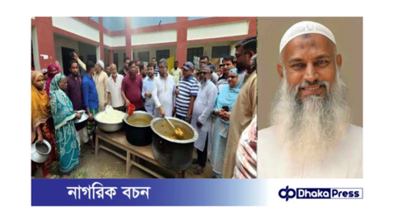 ব্যক্তিগত আর্থিক সহযোগিতায় মুরাদনগরের দশ হাজার বন্যার্ত মানুষকে তিন বেলা রান্না করা খাবার দিচ্ছেন কায়কোবাদের পরিবার