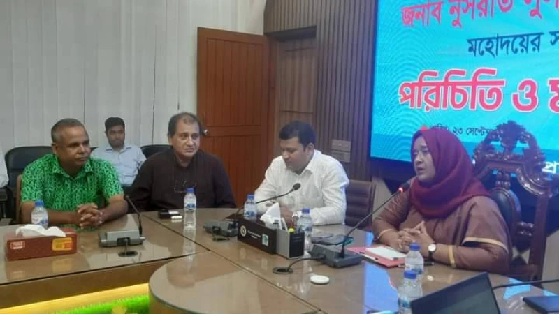 কুড়িগ্রামে নবাগত জেলা প্রশাসকের সাথে সাংবাদিকদের মতবিনিময় 