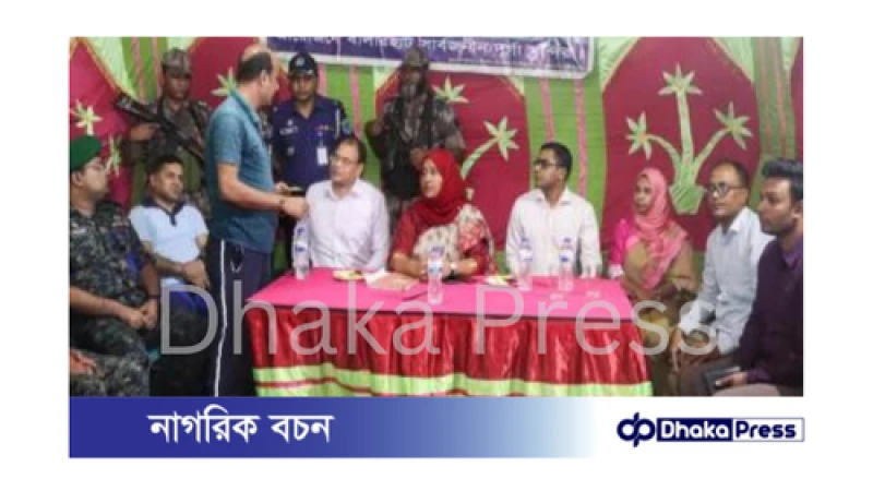 কুড়িগ্রামে সেনাবাহিনীর বিভিন্ন পূজা মণ্ডপ পরিদর্শন