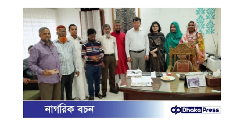 ইউএনওর সাথে পিএফজি লাকসাম  ইউনিটের সৌজন্যে সাক্ষাৎ 