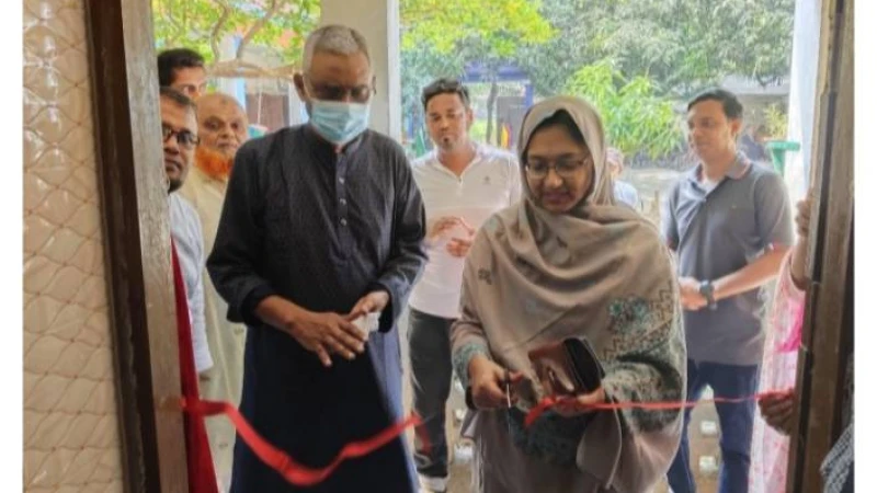 চাঁপাইনবাবগঞ্জের রহনপুরে গাজী শিশু শিক্ষা নিকেতনের উন্নয়নমূলক কাজের উদ্বোধন 