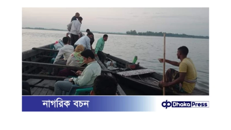 কুড়িগ্রামে মোবাইল কোর্ট কর্তৃক ইলিশ ও কারেন্ট জাল জব্দ