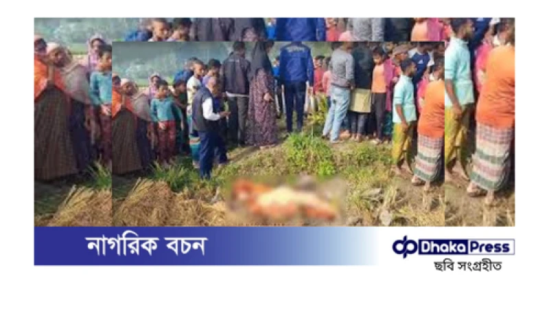 ধানখেত থেকে সাঁওতাল নারীর মরদেহ উদ্ধার