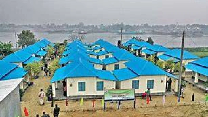 আশ্রয়ণ প্রকল্পের ৪০ ঘরের বিদ্যুতের তার গায়েব