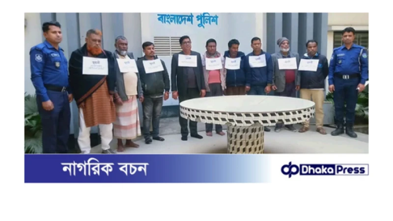 ময়মনসিংহ কোতোয়ালি মডেল থানা পুলিশ ও যৌথ বাহিনীর সমন্বয়ে ৩টি প্রাইভেট কার সহ জোয়ারী আটক ০৯