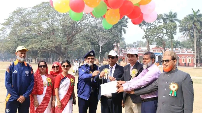 ময়মনসিংহ শহীদ সৈয়দ নজরুল ইসলাম কলেজের বার্ষিক ক্রীড়া  প্রতিযোগিতা-২০২৫ অনুষ্ঠিত 