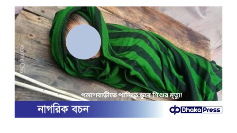 পলাশবাড়ীতে পানিতে ডুবে শিশুর মৃত্যু!