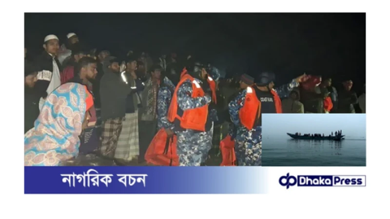 মেঘনায় বাল্কহেডের ধাক্কায় নৌকাডুবি, জেলে নিখোঁজ