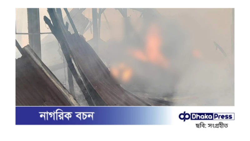 গাজীপুরে ফল পট্টিতে ভয়াবহ আগুন