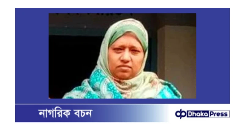 ব্রাহ্মণবাড়িয়া জেলার বাঞ্ছারামপুরে ট্রাকের ধাক্কায় প্রাণ হারালেন ফারহানা ইয়াসমিন শিল্পী (৪৬), এক স্কুল শিক্ষিকা।