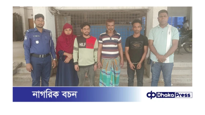 ভ্যান চালক হাবিবুর রহমান (২১) হত্যাকাণ্ডে জড়িত ৫ আসামী গ্রেফতার