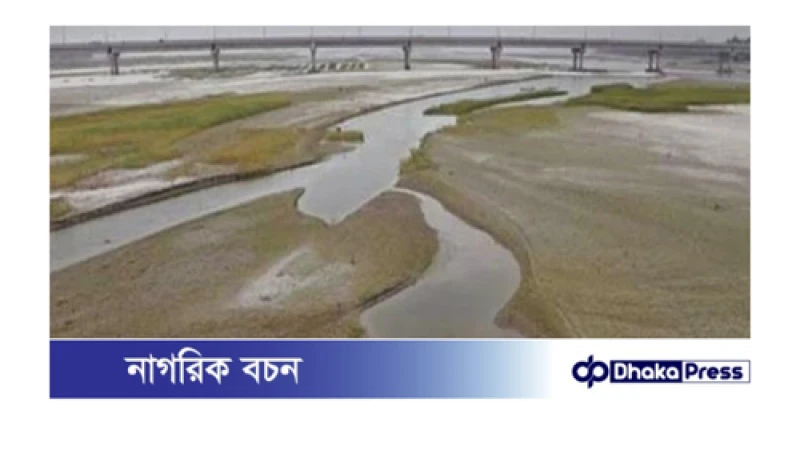 খরস্রোতা তিস্তায় আজকাল হাঁটু জল