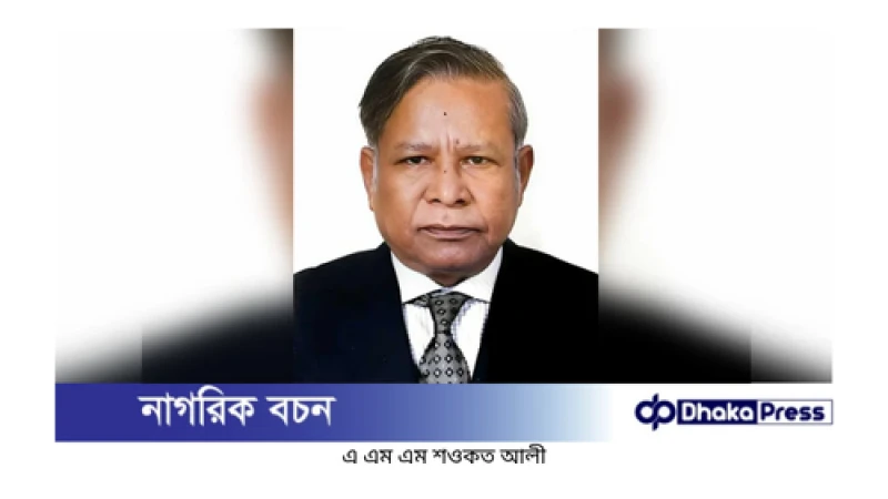 সাবেক তত্ত্বাবধায়ক সরকারের উপদেষ্টা শওকত আলী আর নেই
