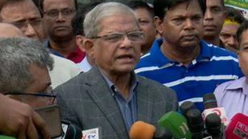 শুভবুদ্ধি উদয়ের সম্ভাবনা নেই সরকারের বললেন মির্জা ফখরুল