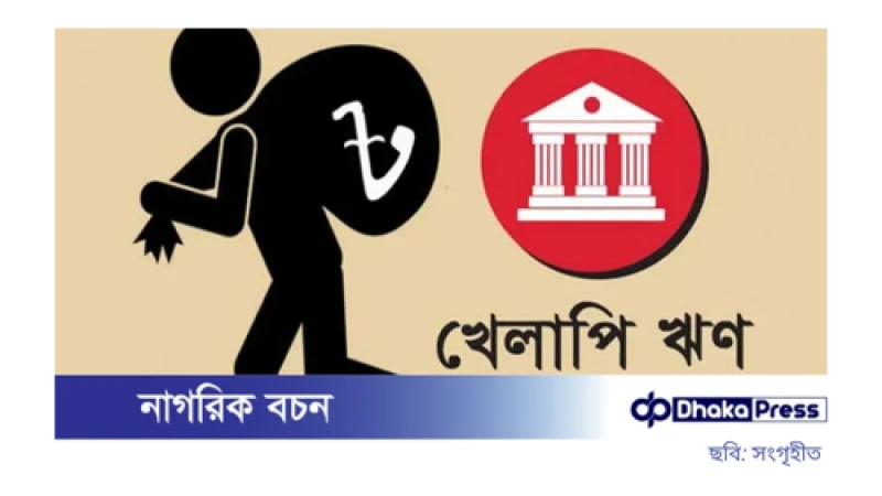 খেলাপি ঋণ বেড়ে দাঁড়িয়েছে ৩ লাখ ৪৫ হাজার কোটি টাকায়