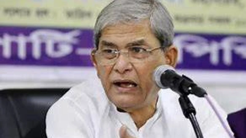 শুভবুদ্ধি উদয়ের নেই  সম্ভাবনা সরকারের: মির্জা ফখরুল