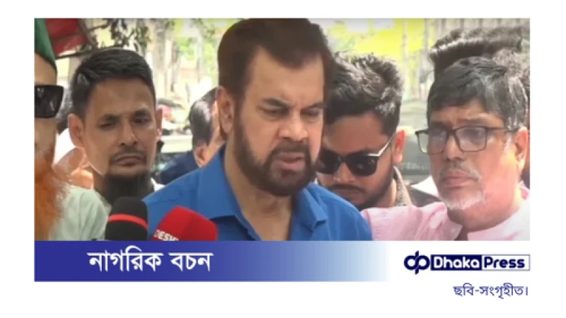 ফিলিস্তিনে হামলার প্রতিবাদে রাস্তায় ইলিয়াস কাঞ্চন