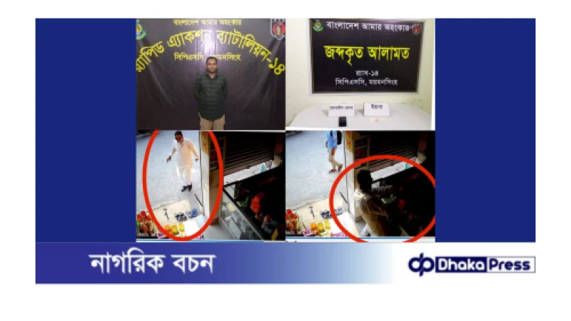 ময়মনসিংহে ইয়াবা দিয়ে ফাঁসানোর চেষ্টায় কথিত সাংবাদিক র‍্যাবের জালে আটক