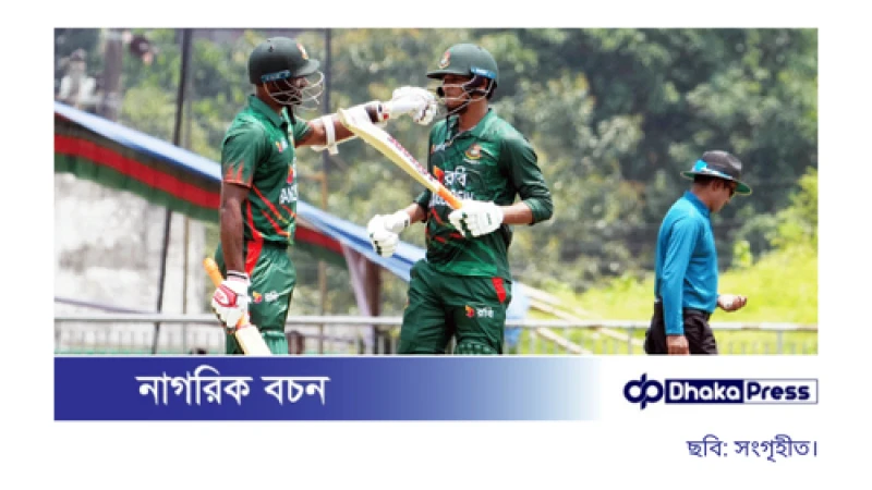 রাব্বি-নাসুমের দৃঢ়তায় লড়াইয়ের পুঁজি গড়ল বাংলাদেশ ‘এ’ দল