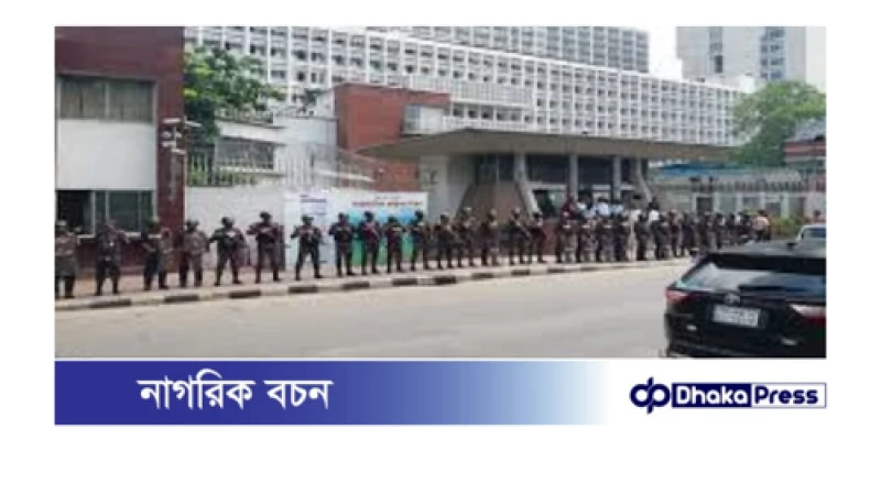 সচিবালয়ে উত্তপ্ত বিক্ষোভ, নিরাপত্তায় সোয়াট ও বিজিবি