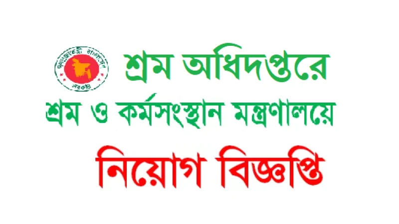 ১৩-২০তম গ্রেডে শ্রম অধিদপ্তরে চাকরি