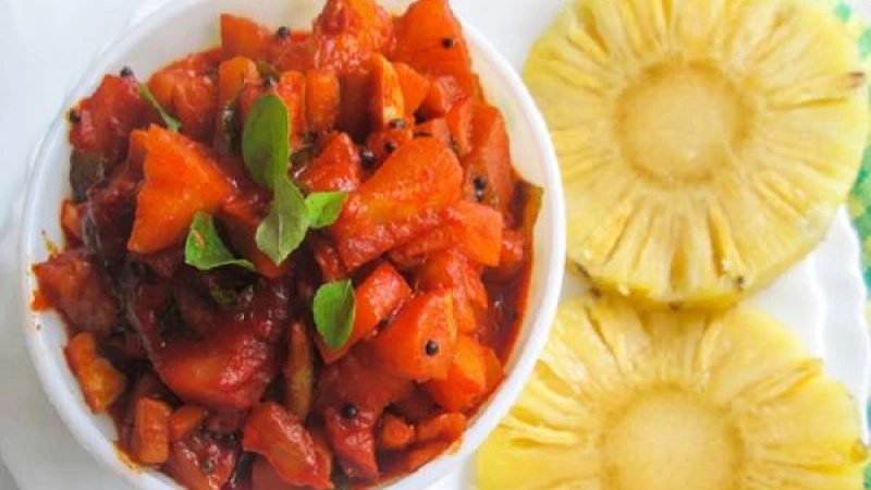 আনারসের আচার রেসিপি