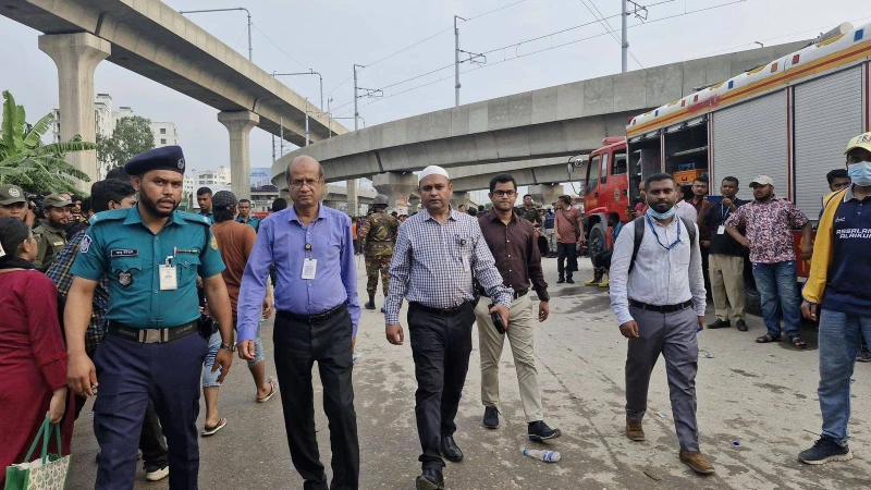 দিয়াবাড়ীতে মাইলস্টোন স্কুল অ্যান্ড কলেজে বিমান বিধ্বস্তের ঘটনায় রাজউক এর শোক বার্তা