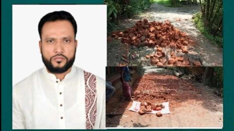 রাজারগাঁও বাজার পশ্চিম ব্রিজ হইতে ঘোড়াদারি  সড়ক নিজস্ব অর্থায়নে রাস্তা সংস্কার করে দিলেন  সিদ্দিকুর রহমান।