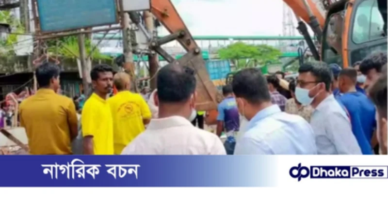 কুমিল্লার পদুয়ার বাজারে প্রায় ১০০ অবৈধ স্থাপনা উচ্ছেদ