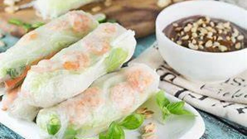 রাইস পেপারের চারটি রেসিপি