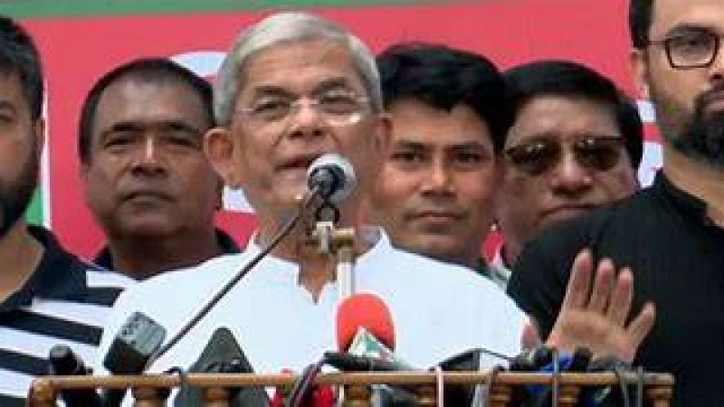 আগে তত্ত্বাবধায়ক সরকার পরে সংলাপ বললেন মির্জা ফখরুলের