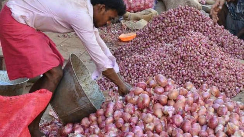 খুচরায় দাম এখনো চড়া পেঁয়াজ এলেও ভারতের