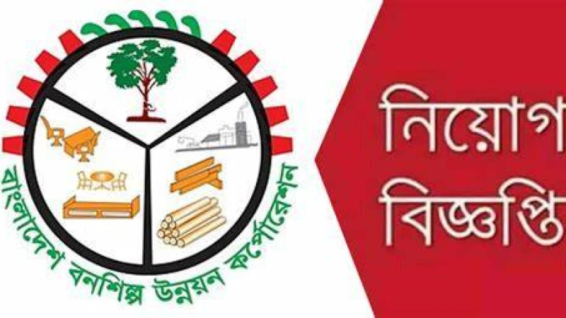 বনশিল্প উন্নয়ন করপোরেশনে ১৪৮ পদে নিয়োগে বিজ্ঞপ্তি