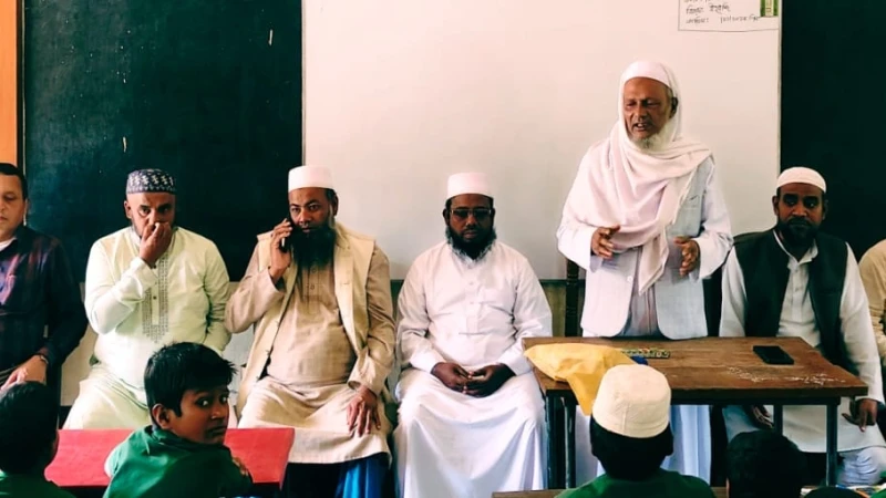 যাত্রাপুর সরকারি প্রাথমিক বিদ্যালয়ে বার্ষিক মিলাদ মাহফিল ও বিদায় সংবর্ধনা অনুষ্ঠিত