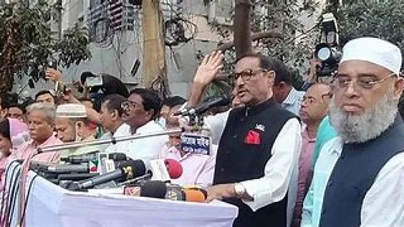 বিএনপির নেতারা বিদেশি দূতাবাসে নালিশ করতে যান: ওবায়দুল কাদের