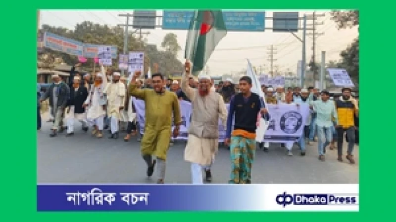 বড়াইগ্রামে জামায়াতে ইসলামী ও দশ দলীয় জোটের গণমিছিল ও পথসভা অনুষ্ঠিত