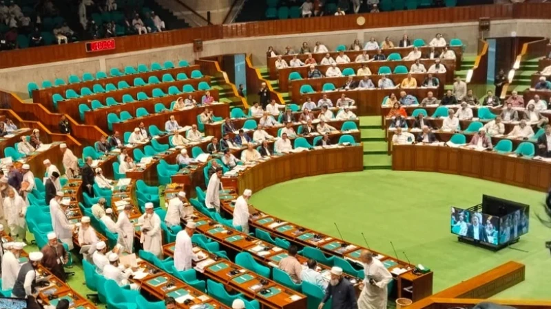 সংসদ থেকে বিরোধী দলের ওয়াকআউট