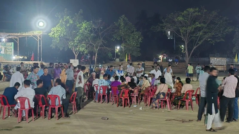 সাংগ্রাইং উৎসব ঘিরে দ্বন্দ্ব: রাজার মাঠে মুখোমুখি দুই কমিটি