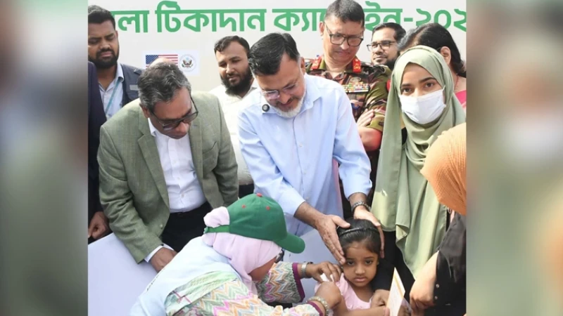 হামের বিশেষ টিকাদান কর্মসূচির দ্বিতীয় ধাপ শুরু আজ